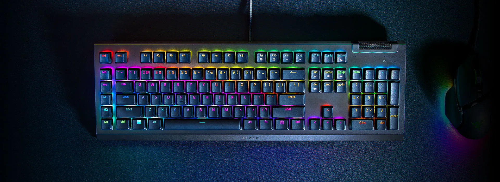 Razer BlackWidow V4 X Full Size RGB Gaming Keyboard, Mechanical